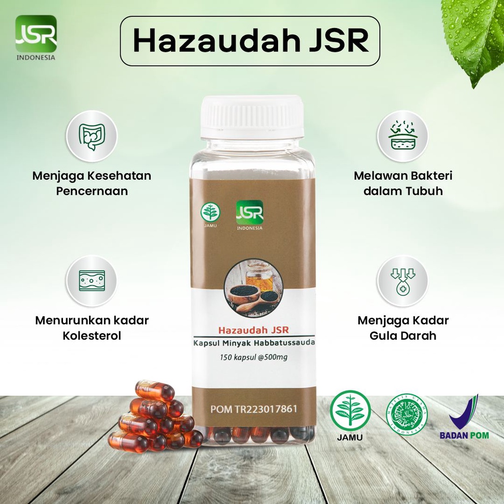 Jual Habbatussauda Kapsul Habbats Hazaudah JSR Minyak Jinten Hitam