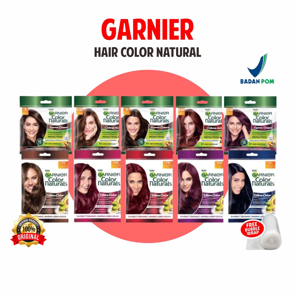 Jual Garnier Color Natural Pewarna Rambut By Garnier Original Cat