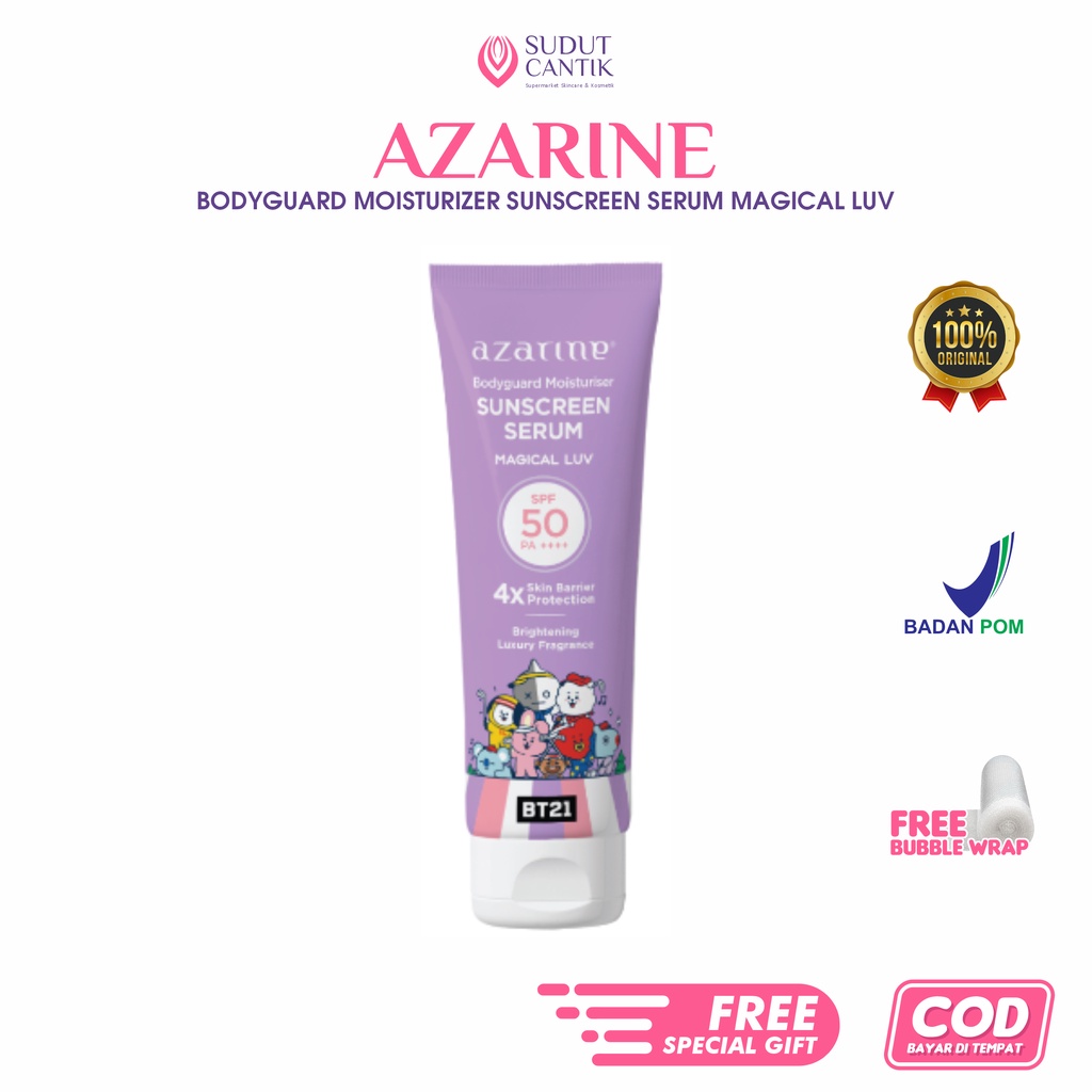 Jual Sudut Cantik Azarine X Bt Body Guard Moisturizer Sunscreen