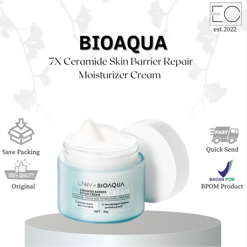 Jual Bioaqua X Ceramide Skin Barrier Repair Moisturizer Cream G