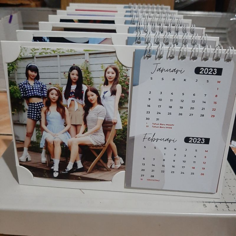 Jual Kalender Duduk Kpop Girls Grup Edition Aespa Blackpink Twice