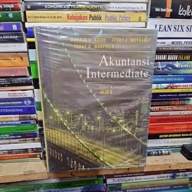 Jual Akuntansi Intermediate Jilid Edisi By Donald E Kieso Shopee