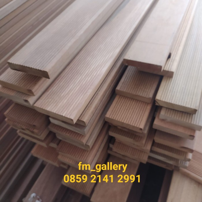 Jual Lantai Kayu Decking Bengkirai Cm X Cm X Cm Papan Kayu Lantai