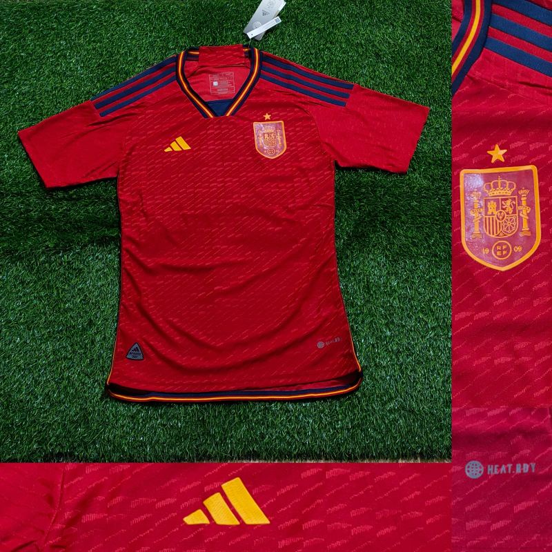 Jual PI JERSEY SPANYOL 2022 2023 WORLD CUP BAJU BOLA PIALA DUNIA