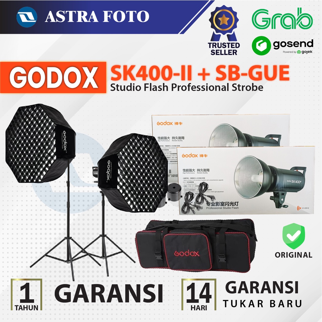 Jual Godox Sk Ii Paket Softbox Octagonal Flash Lighting Studio Sk