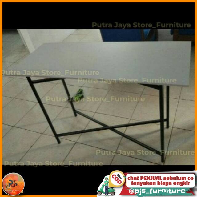 Jual Meja Lipat Uk 90x45x70 Meja Makan Minimalis Industrial Meja