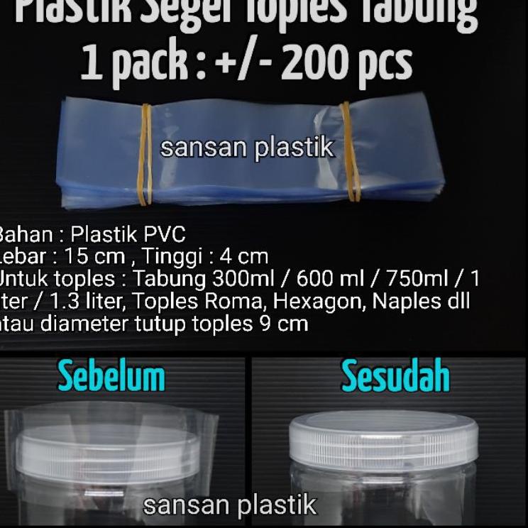 Jual Bagus Segel Toples Tabung Plastik Shrink Toples Tabung Segel