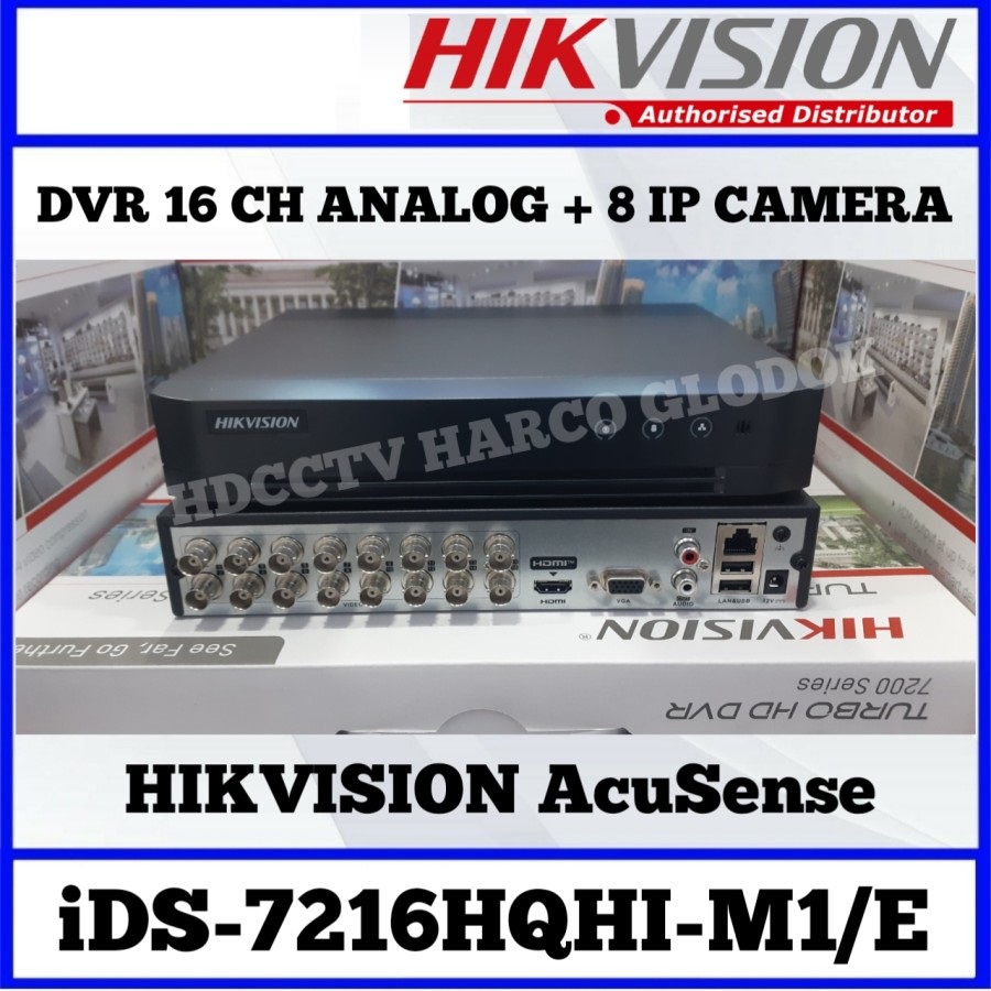 Jual Dvr Hikvision Channel Ids Hqhi M E Turbo Acusense Shopee