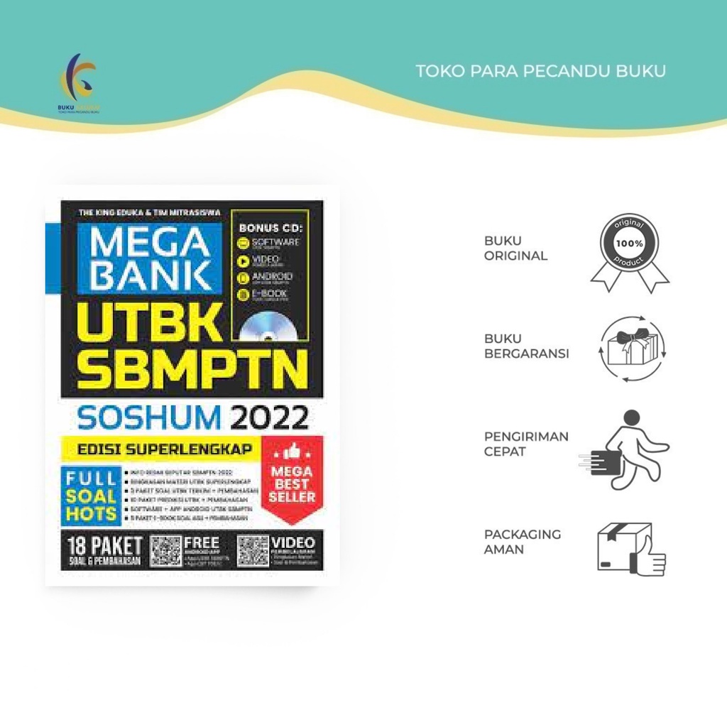 Jual Promo Buku Mega Bank Utbk Sbmptn Soshum Plus Cd