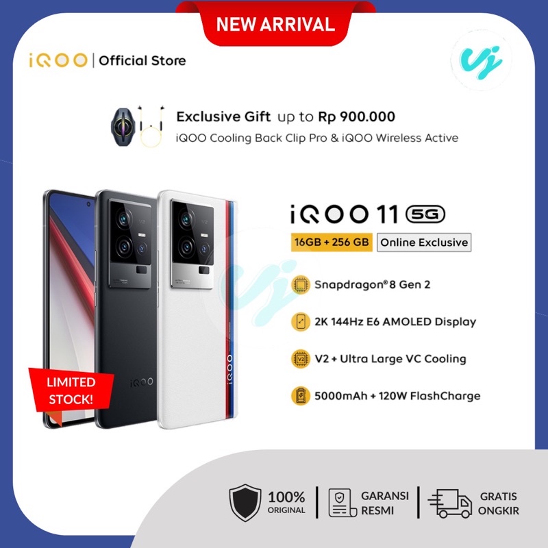 Jual Vivo Iqoo G Gb Ram Gb Rom Nfc Snapdragon Gen