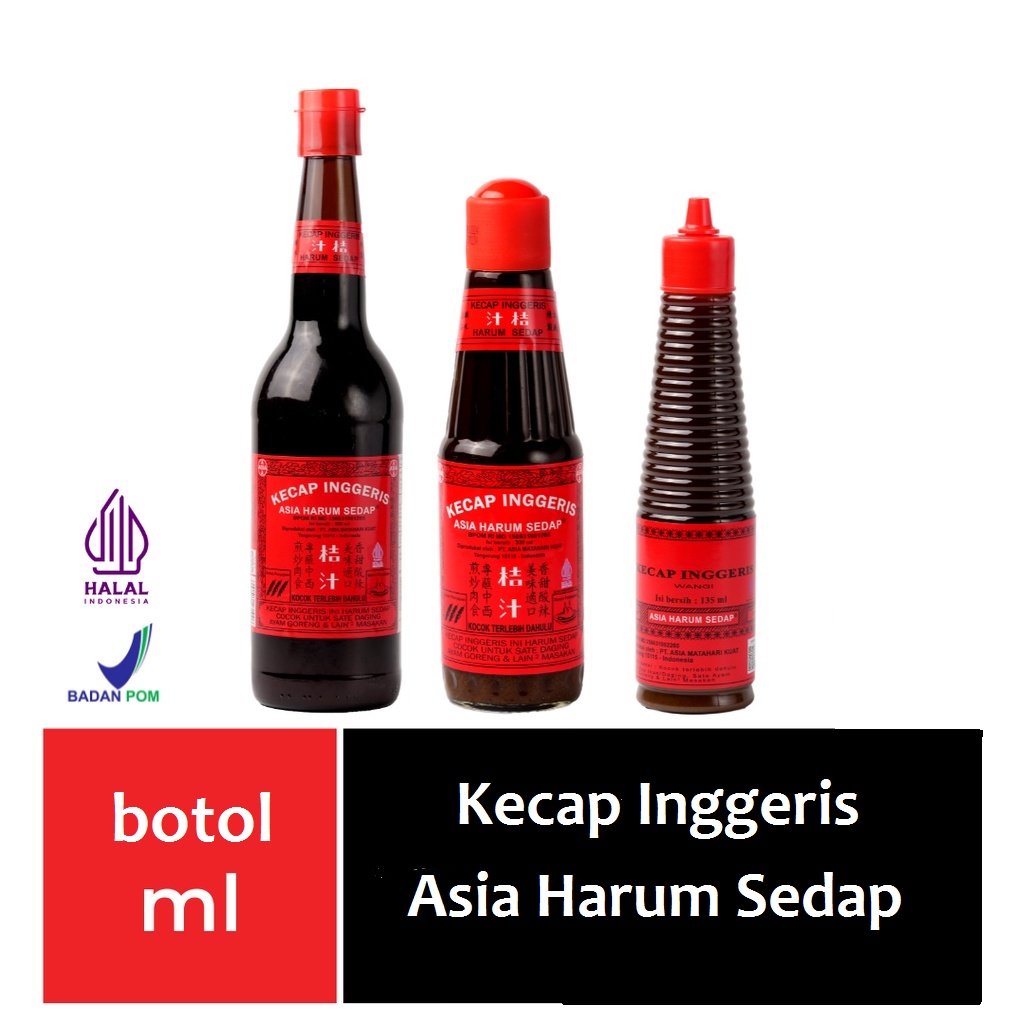 Jual Asia Harum Sedap Kecap Inggris Botol Kecap Inggeris Shopee Indonesia