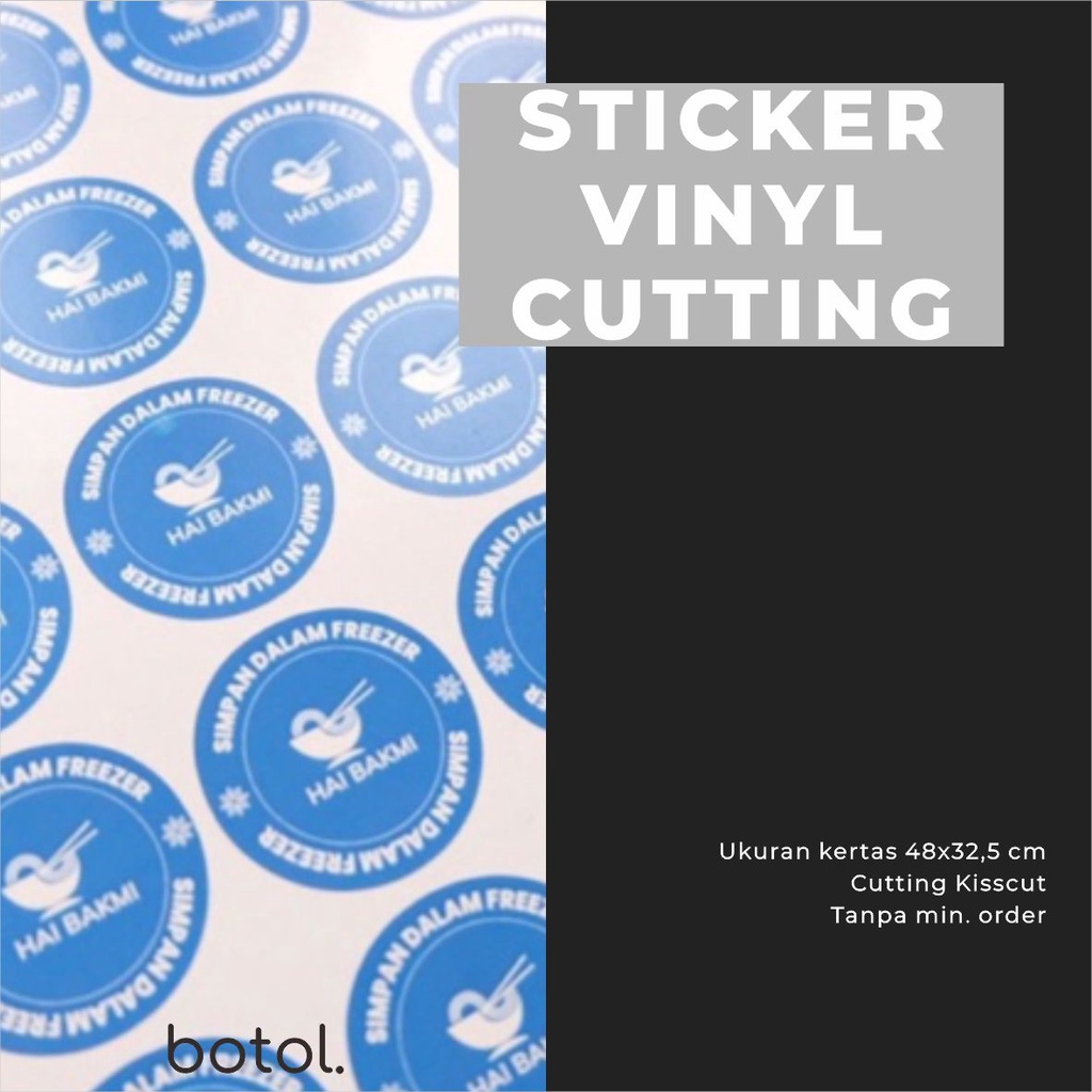 Jual Sticker Vinyl Cutting Cetak Stiker Print Cutting Stiker Vynil