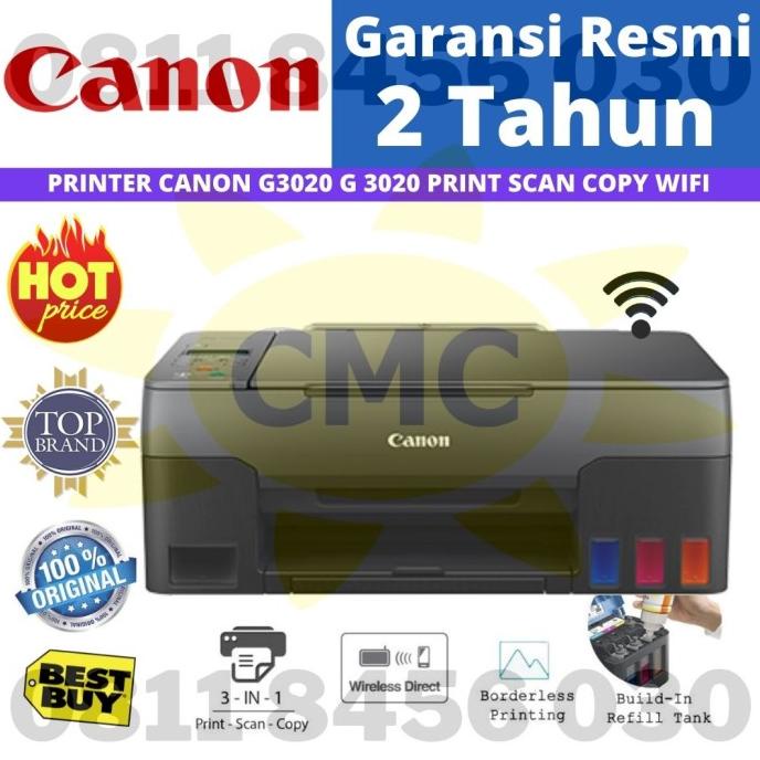 Jual Printer Canon PIXMA G3020 G 3020 All In One Print Scan Copy Wifi