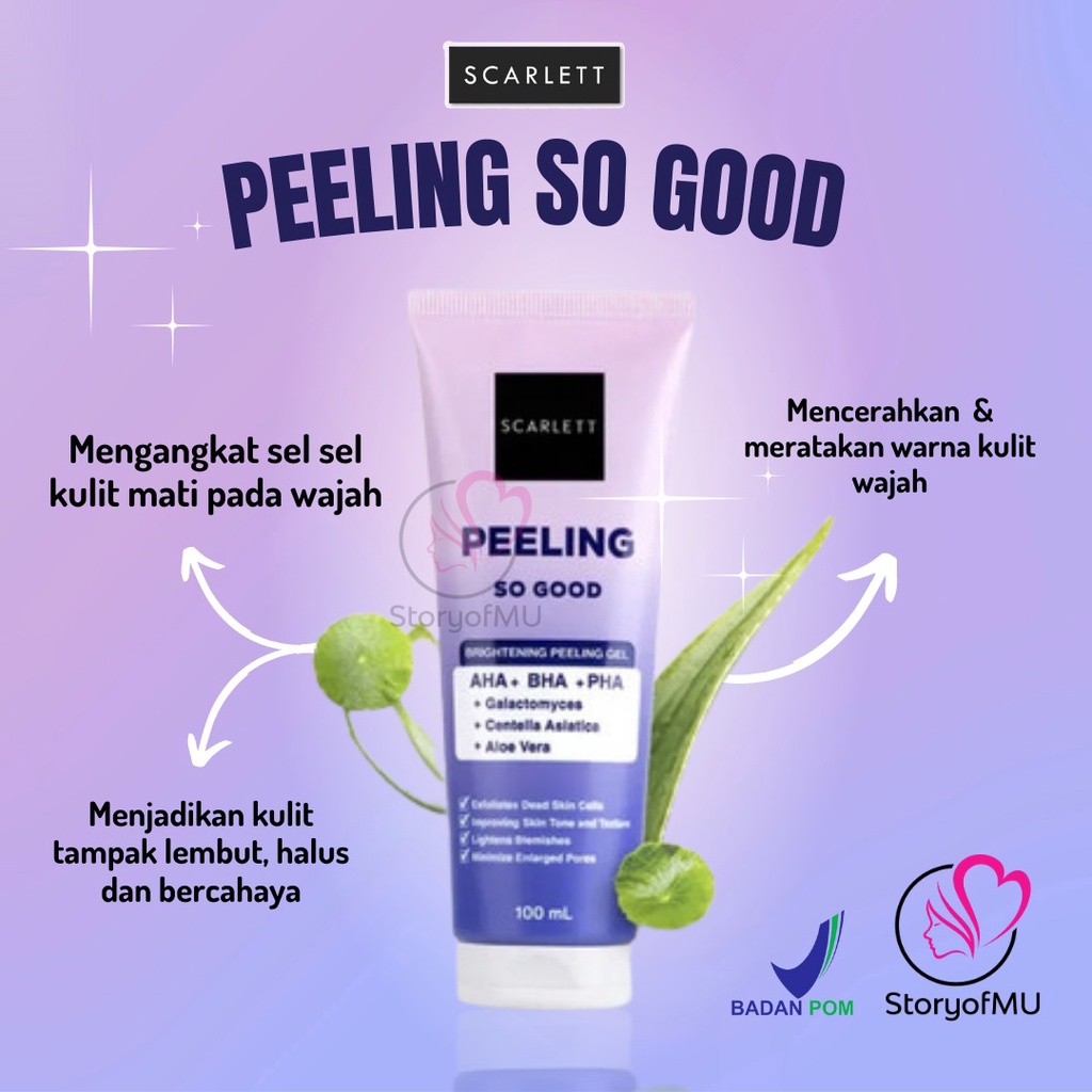 Jual SCARLETT Whitening Peeling So Good 100ml Brightening Peeling Gel