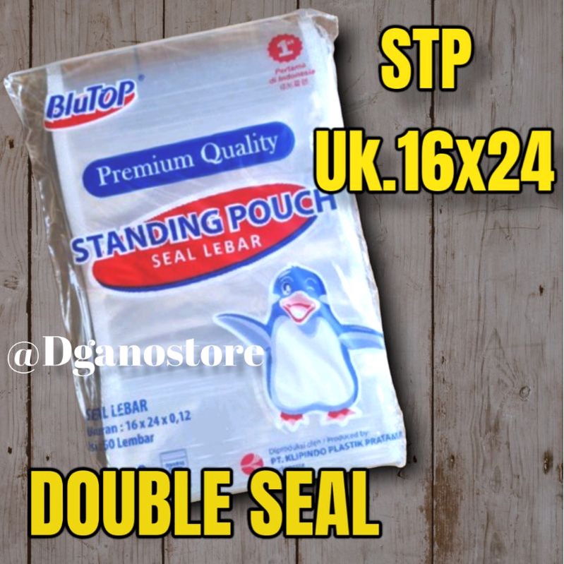 Jual Standing Pouch Stp X Seal Lebar Double Seal Plastik Bening