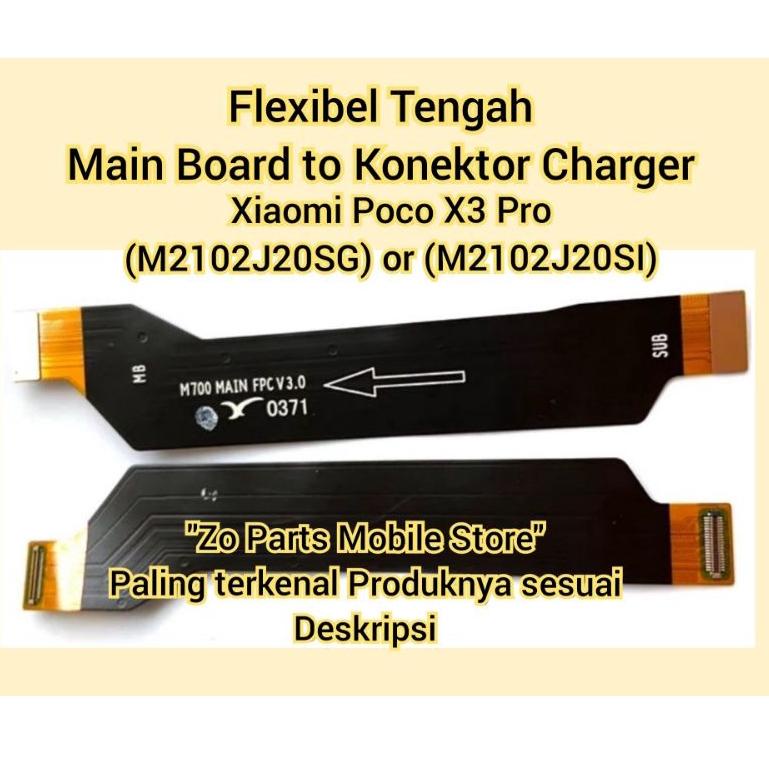 Jual Flexibel Tengah Main Board To Konektor Charger Xiaomi Poco X3 Pro