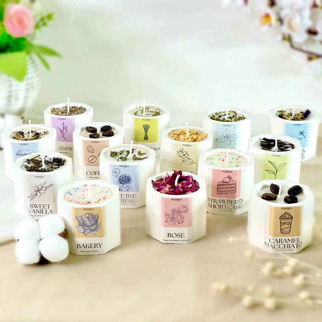 Jual Concrete Scented Candles 40gr By DCANDLE Lilin Aromaterapi