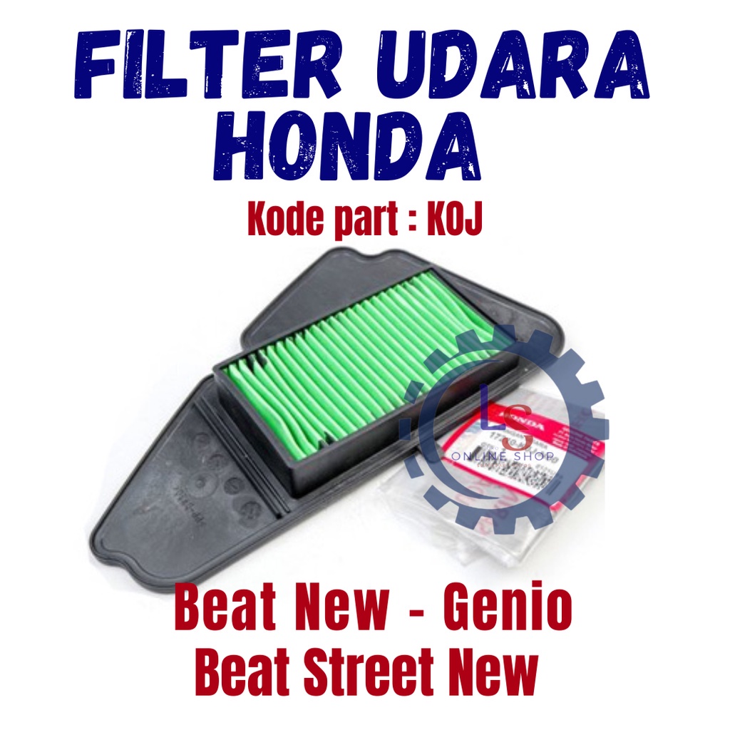 Jual Filter Saringan Udara Honda Genio Beat New Scoopy New Kode