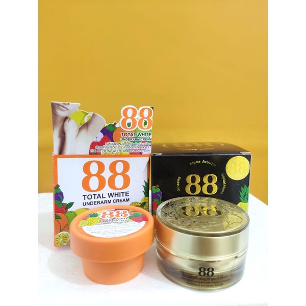 Jual 88 TOTAL WHITE UNDERARM CREAM Night Cream Original Thai Isi 35g