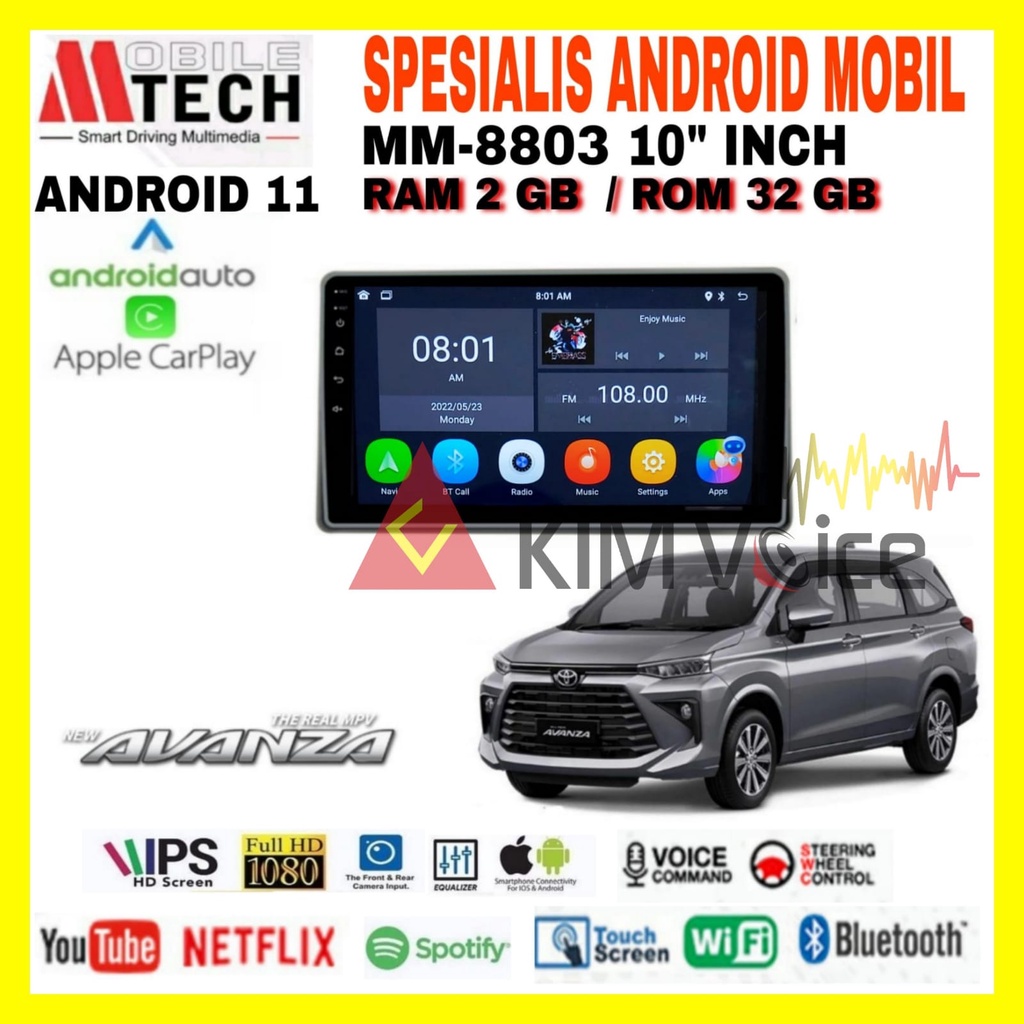 Jual Head Unit Android Mtech Mm Inch Oem Avanza Up Soket