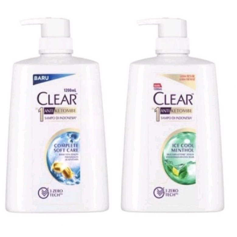 Jual Clear Ice Cool Menthol Ml Dan Complete Soft Care Ml