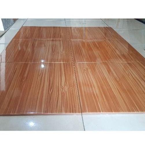 Jual Depan Keramik Lantai Motif Kayu Kilap Borneo Brown X Shopee