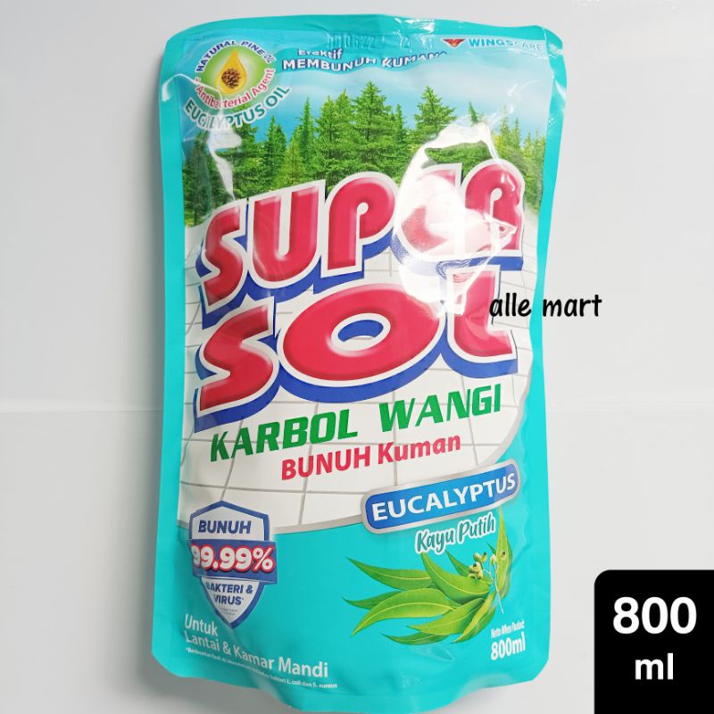 Jual Super Sol Karbol Wangi Pembersih Lantai Kamar Mandi Eucalyptus