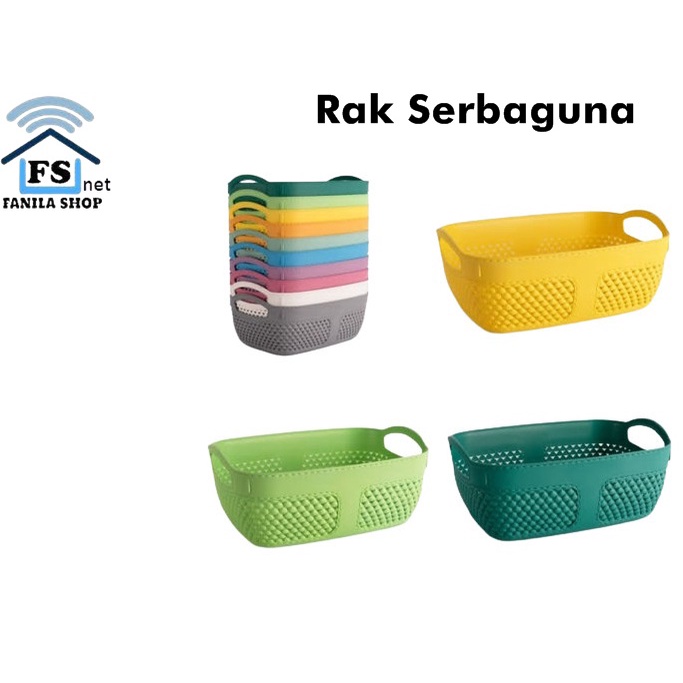 Jual Keranjang Mini Plastik Serbaguna 24 X 17 X 9 Cm Shopee Indonesia