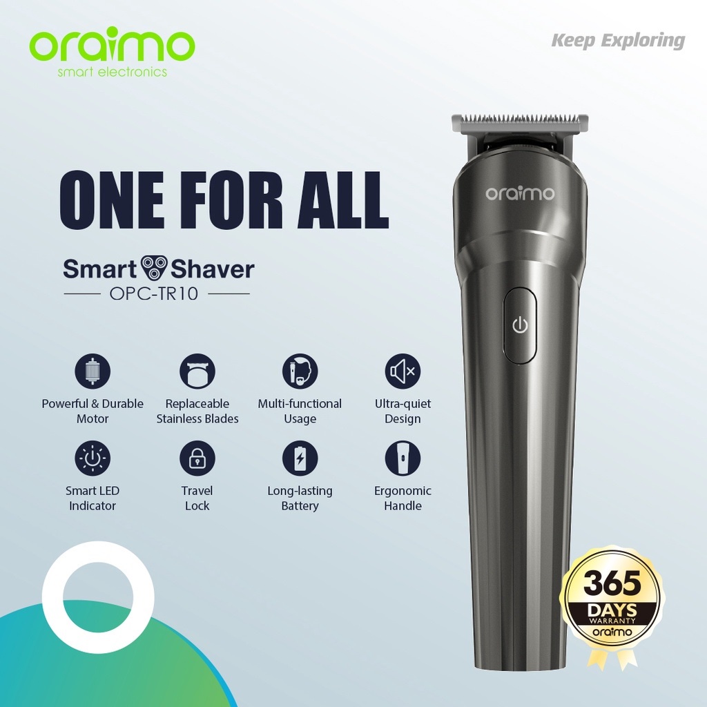 Jual Oraimo Smart Shaver One For All Alat Cukur Electric Rambut Jenggot