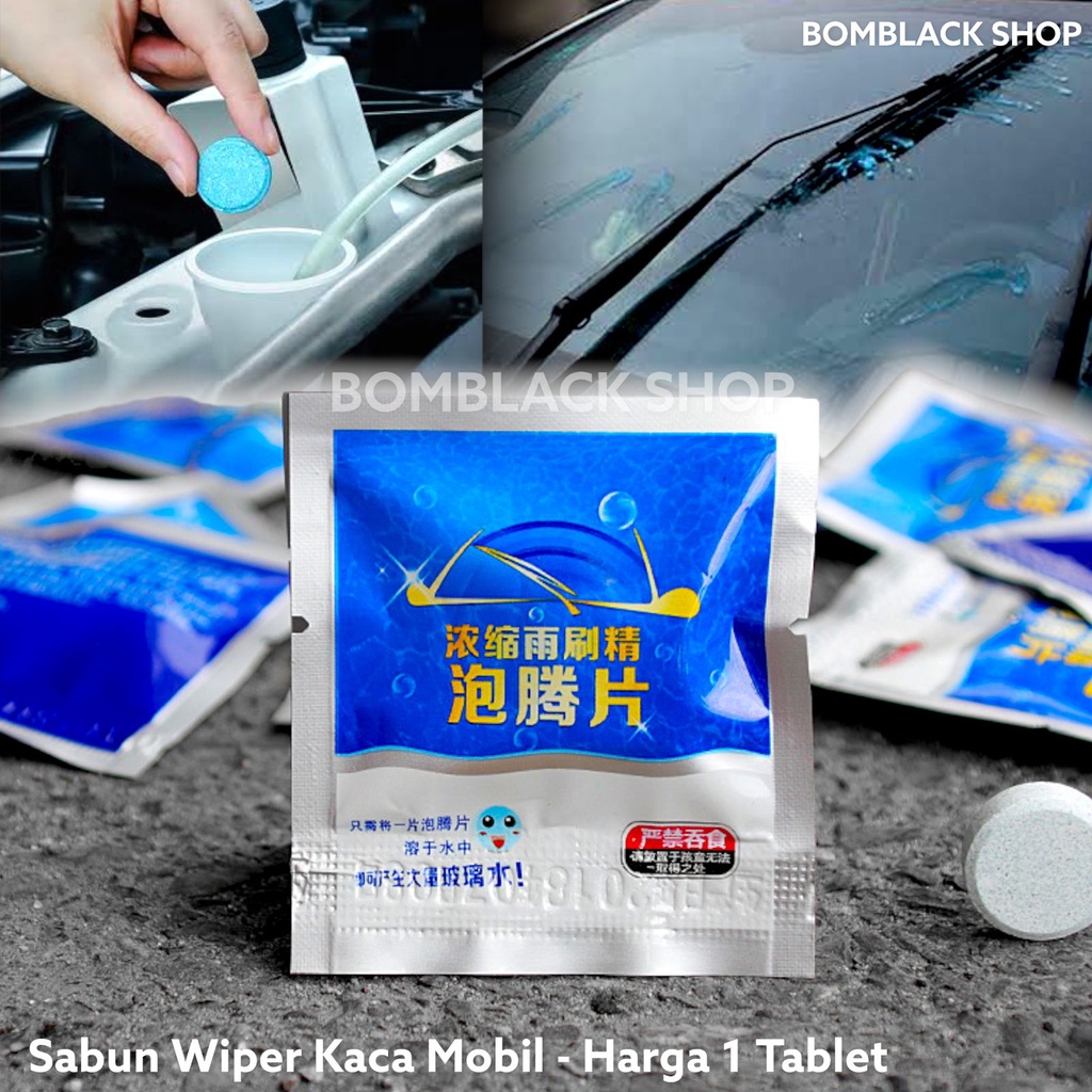 Jual Tablet Sabun Wiper Kaca Mobil Tablet Cairan Pembersih Wiper Fluid