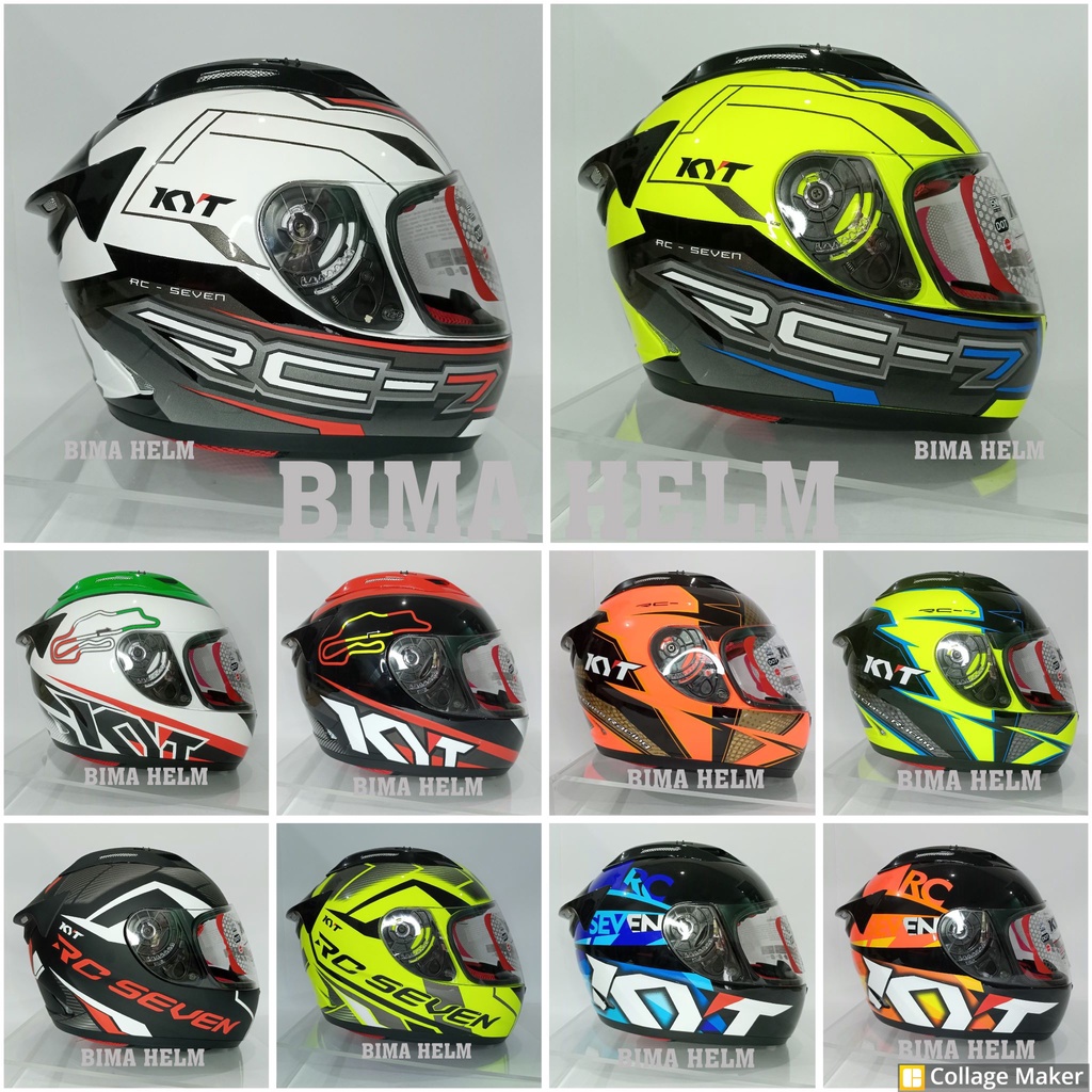 Jual Helm Kyt Rc Motif Original Helm Kyt Rc Seven Motif