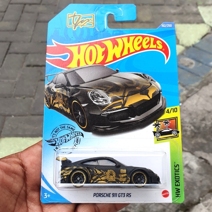 Jual Hw Hotwheels Porsche Gt Rs Hitam Gold Shopee Indonesia