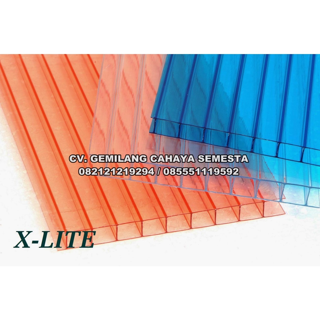 Jual Atap Polycarbonate Twin Wall X Lite Mm Shopee Indonesia