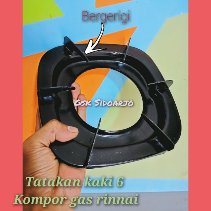 Jual Tatakan Kompor Gas Rinnai Kaki 6 Bahan Tebal Shopee Indonesia