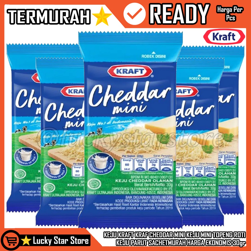 Jual KEJU KRAFT CHEDDAR MINI KEJU KRAFT MINI CHEDDAR KEJU PARUT KEJU