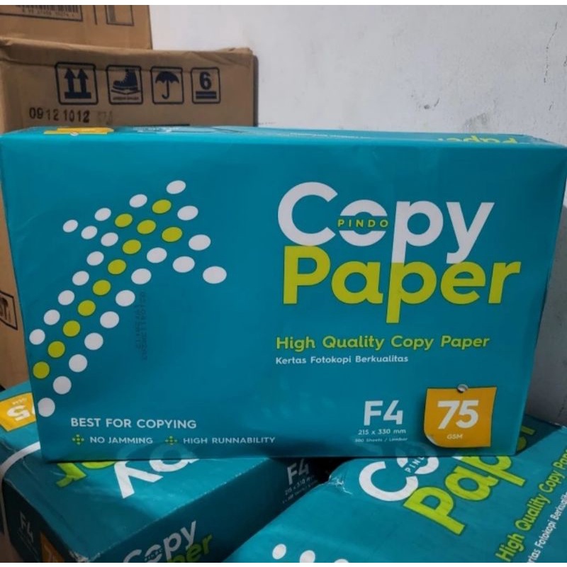 Jual Kertas Copy Paper F Gsm Gr Dus Shopee Indonesia