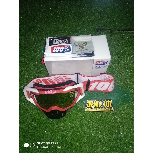 Jual GOOGLE KACAMATA HELM CROSS MERK 100 Shopee Indonesia