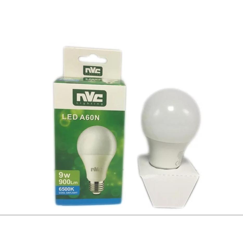 Jual Lampu LED NVC A60N Warna Putih 9 Watt 6500K Bohlam Murah Hemat