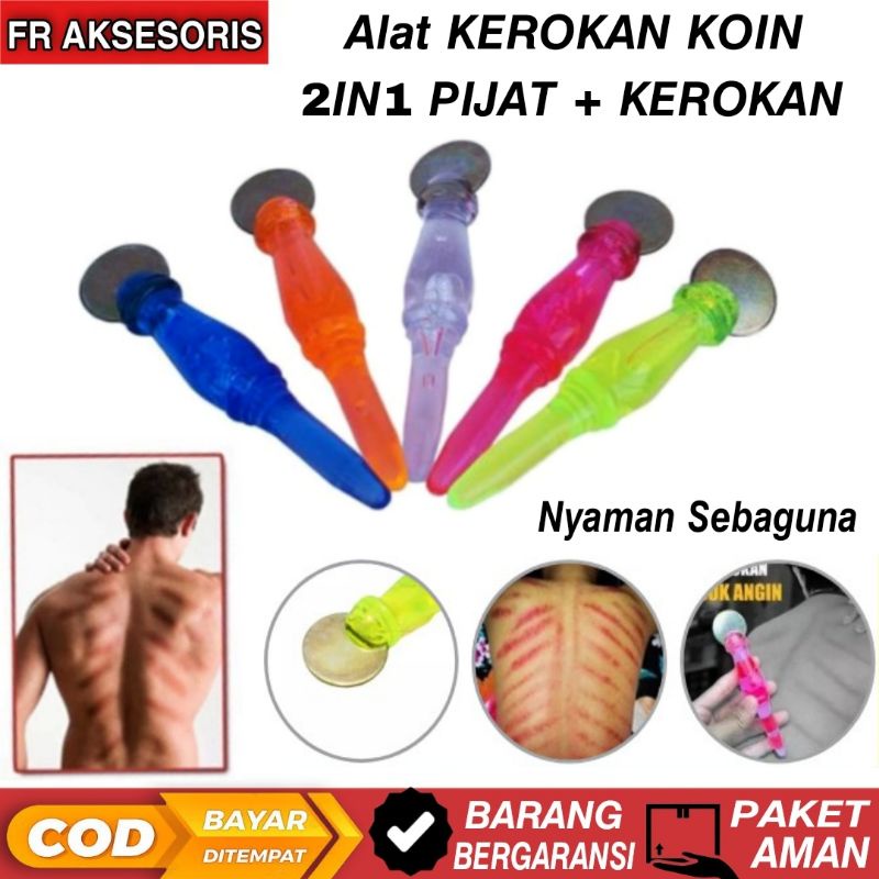 Jual Alat Kerikan Koin Dan Pijat 2in1 Alat Pijat Alat Kerokan Masuk