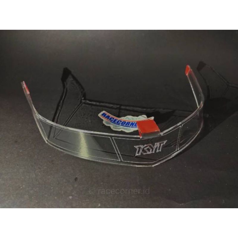 Jual KACA HELM KYT TT COURSE ORIGINAL COSTUM IRIDIUM BLUE RED VISOR TTC