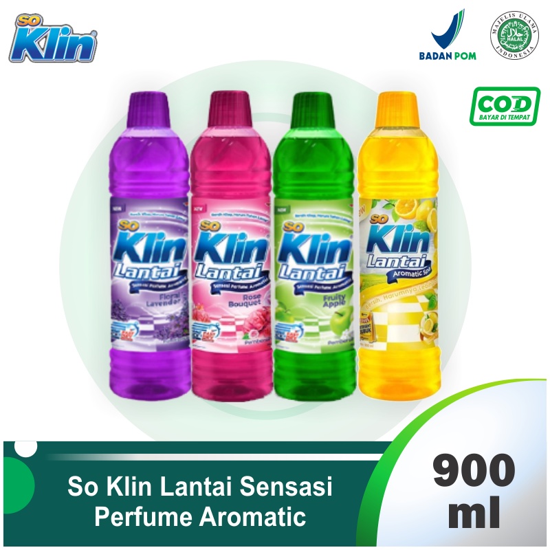 Jual So Klin Lantai Sensasi Perfume Aromatic Ml Kemasan Botol