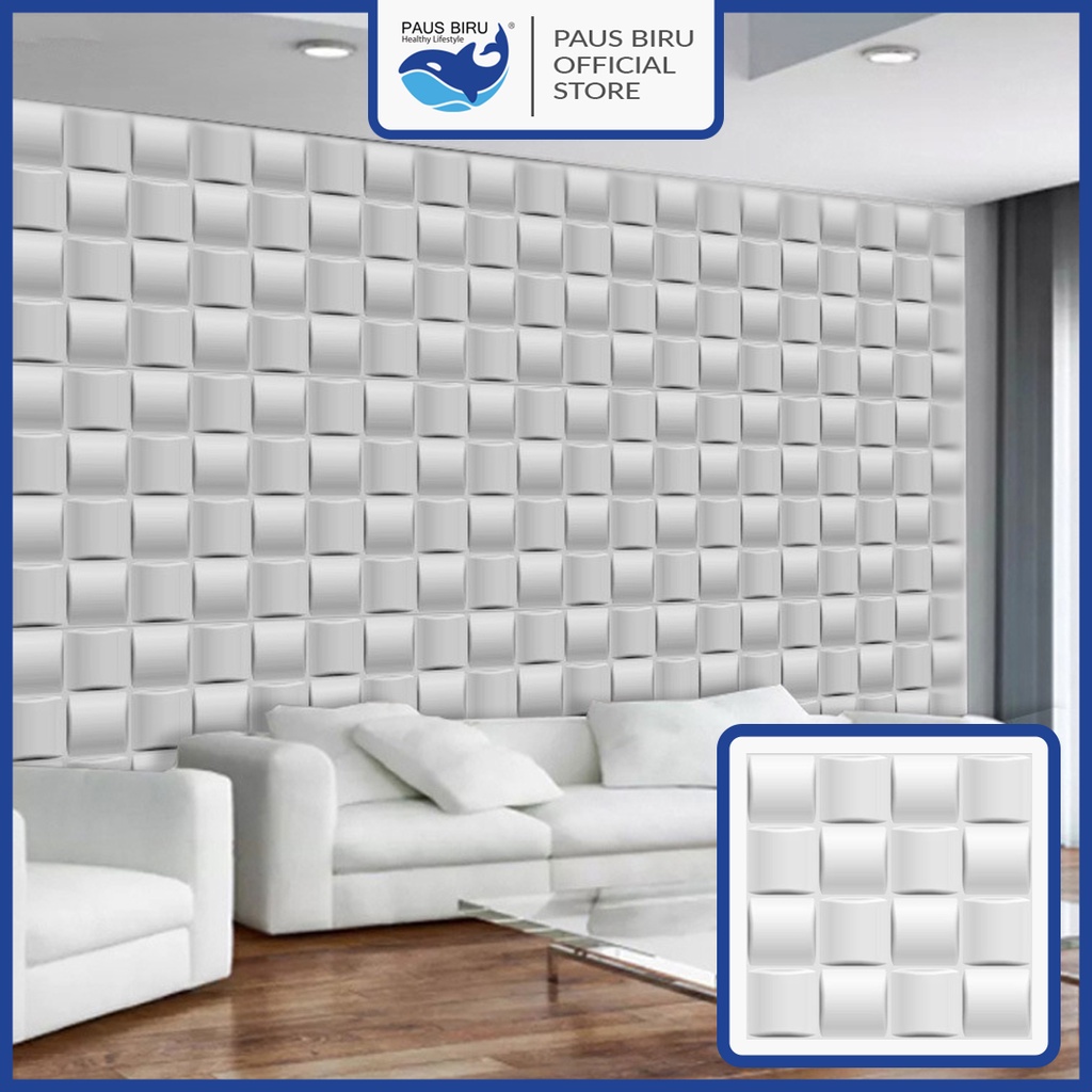 Jual Paus Biru Wall Panel D Pvc Wallpanel Wallpaper Dinding X Cm