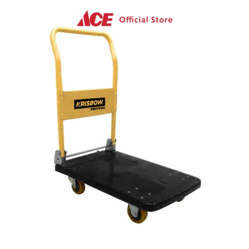 Jual Ace Krisbow Troli Barang Roda Polyurethane 150 Kg Kuning Alat