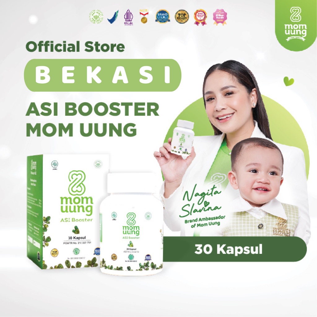 Jual Mom Uung Isi Asi Booster Kelorcap Pelancar Asi Kapsul Bpom