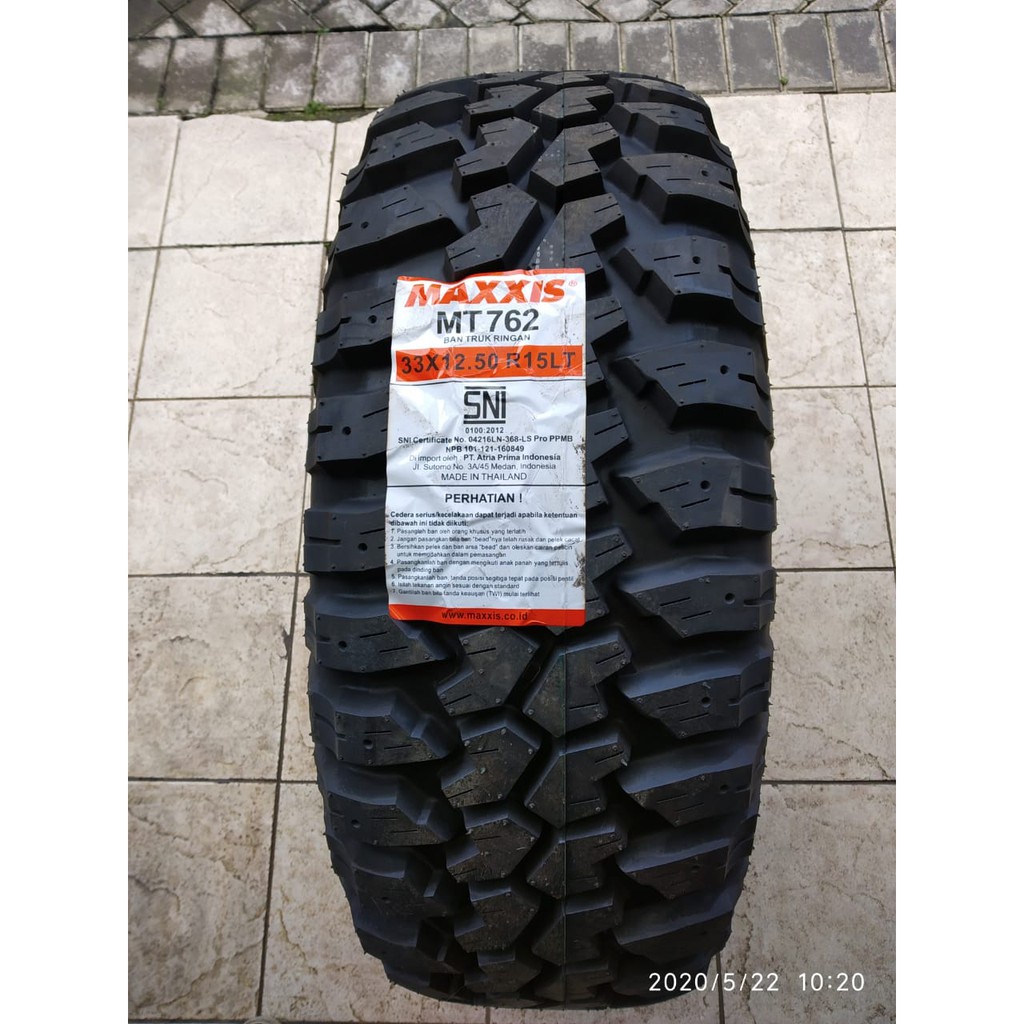 Jual 33 X 12 5 R15 Maxxis MT762 Ukuran Ban Mobil Off Road Land Cruiser