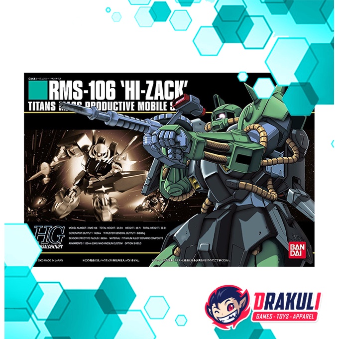 Jual Drakuli Hobbies BANDAI Plamo HGUC 1 144 Hi Zack Shopee Indonesia