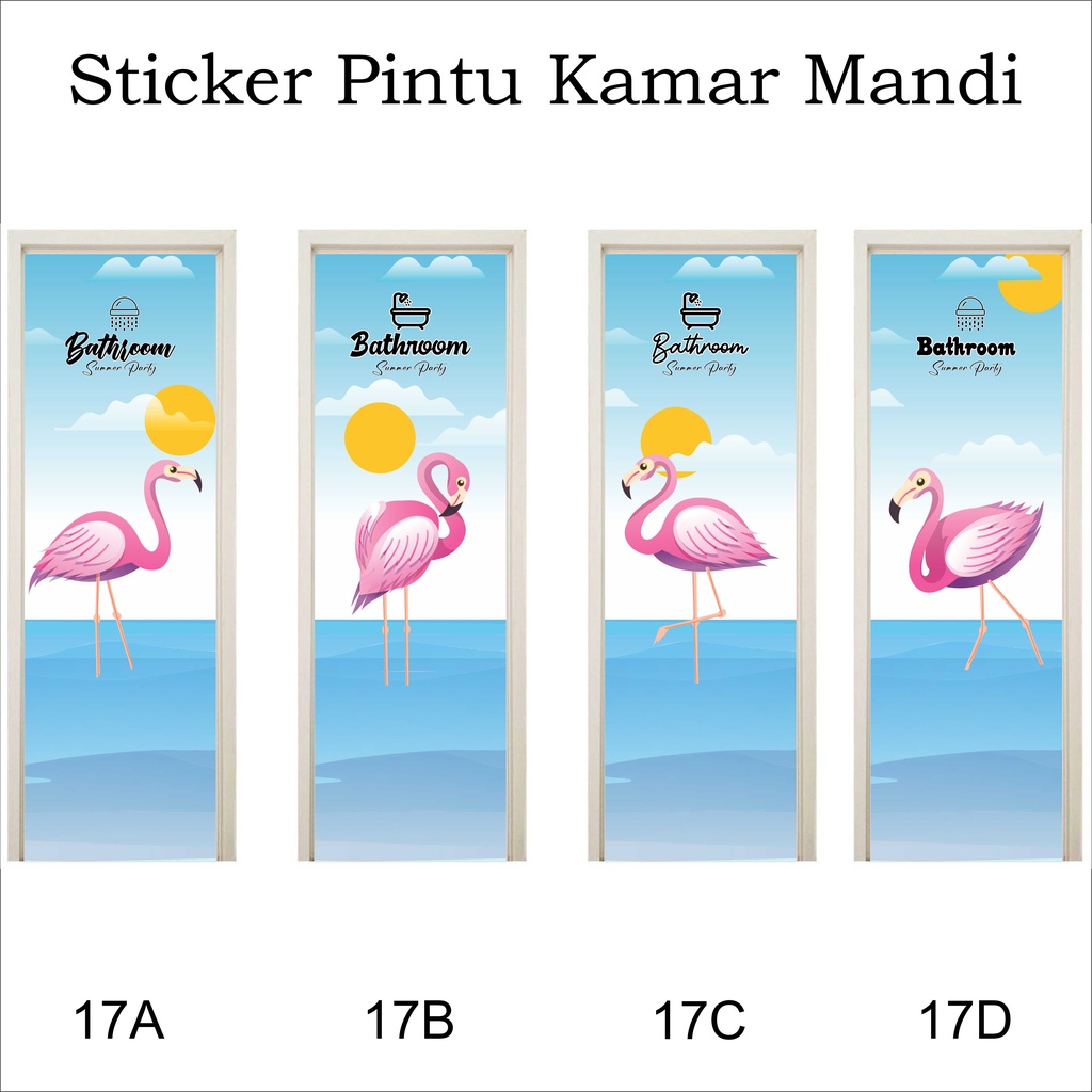 Jual Sticker Pintu Kamar Mandi Sticker Pintu Toilet Shopee Indonesia