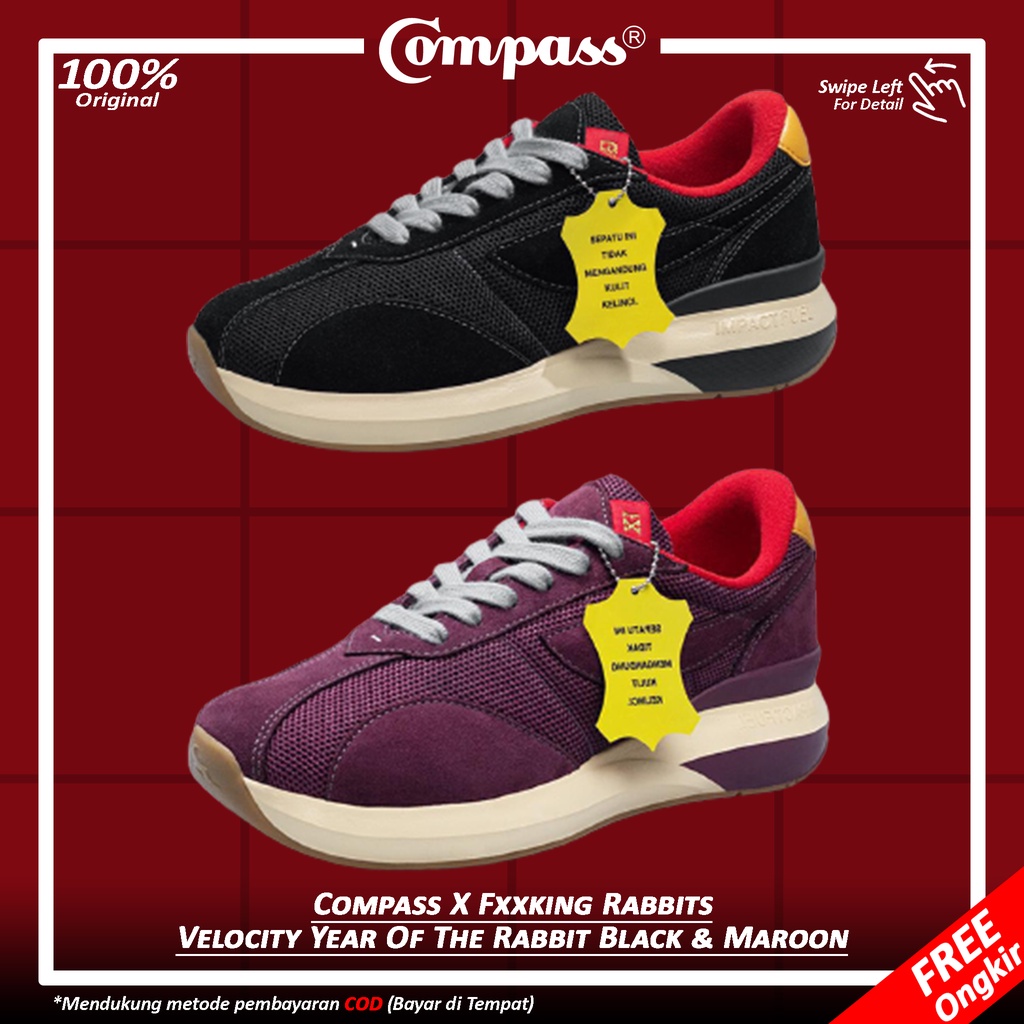 Jual Compass X Fxxking Rabbits Velocity Year Of The Rabbit YOTR Black