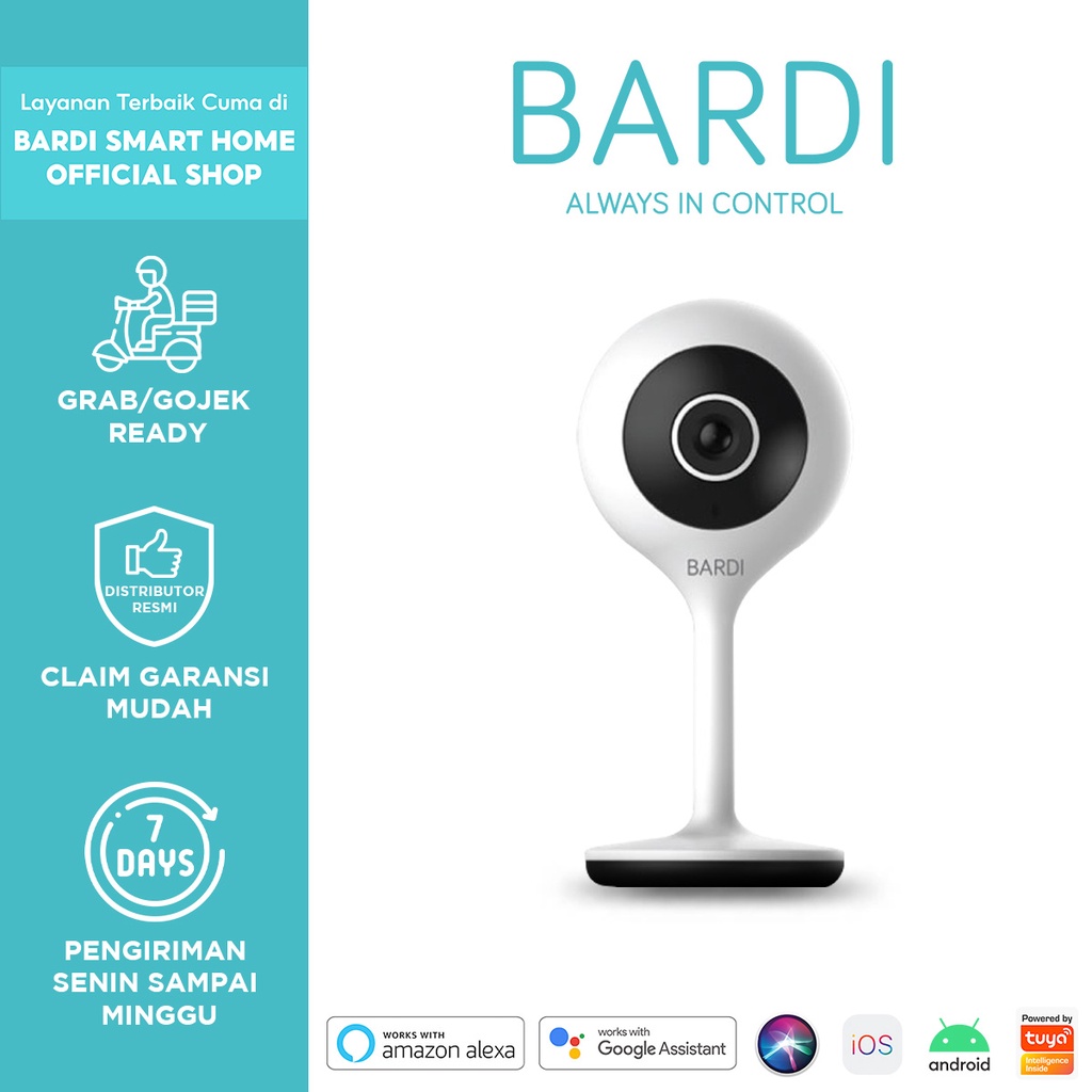 Jual BARDI Smart IP Camera Indoor 1080HD CCTV Wifi IoT HomeAutomation