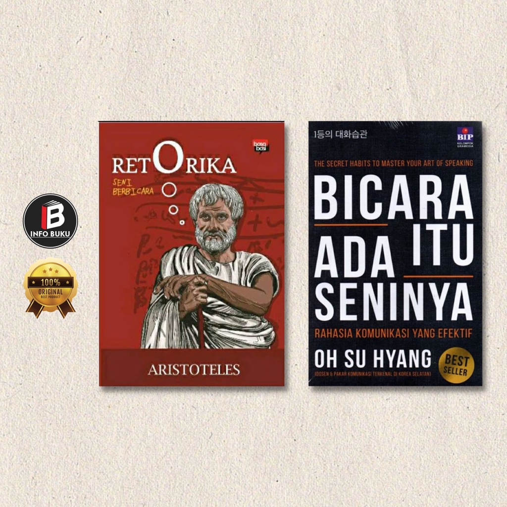 Jual Paket Buku Retorika Aristoteles Dan Bicara Itu Ada Seninya